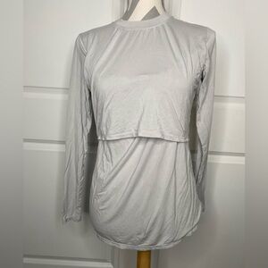 Mothera M/L Gray Nursing Shirt
